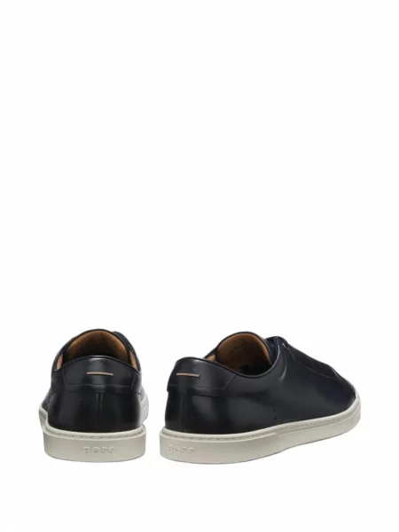 Bőr sneaker Hugo kék