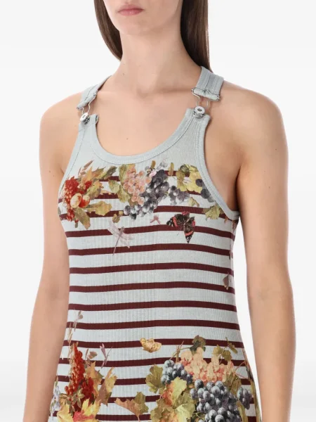 Rochie maxi Jean Paul Gaultier cu dungi de costum