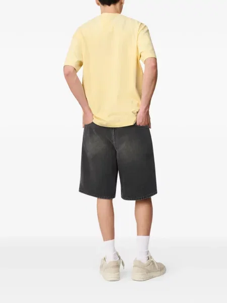 Pantaloni scurți din denim Axel Arigato gri