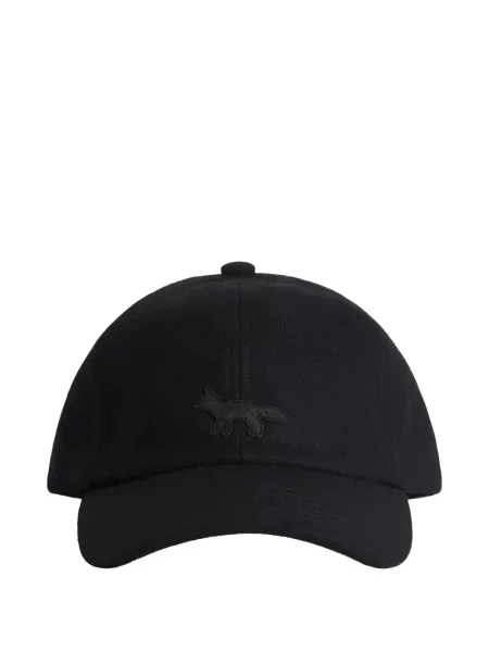 Căciulă Maison Kitsune cu imagine negru