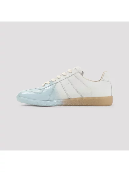 Sneakersy Maison Margiela skórzane niebieskie