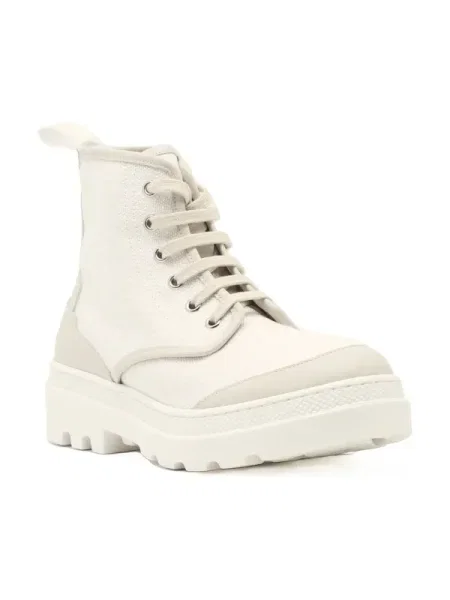 Botine Marella din piele alb