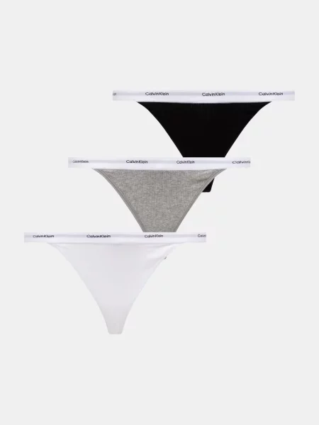 Calvin Klein Underwear tangá dámske s elastanom sivá