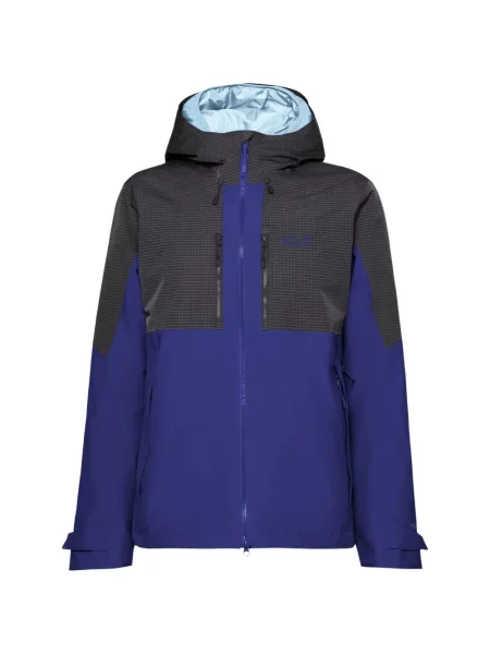 Jakna Jack Wolfskin s kapuljačom plava
