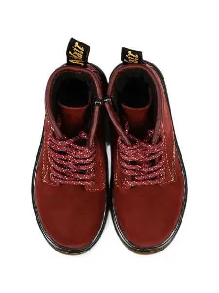 Buty do kostki dziecięce Dr. Martens czerwone