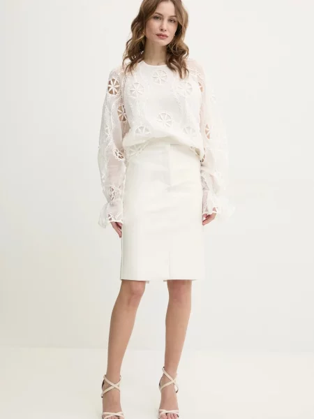 Спідниця Bardot midi пряма бежевий