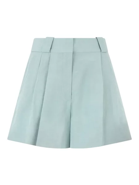 Lniana spódnica plisowana Blazé Milano niebieska
