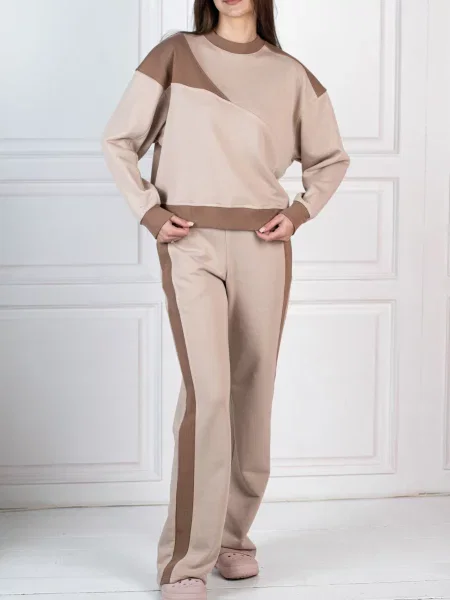 Штани повсякденні Elegante мокко