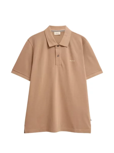 Scurt tricou polo Pringle Of Scotland maro