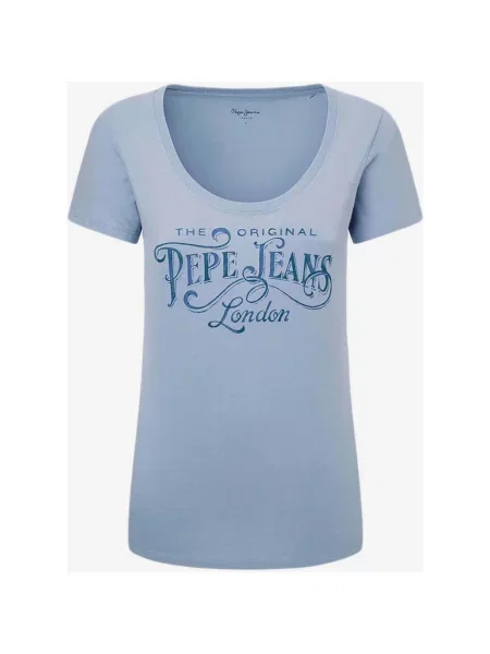 Koszulka z krótkim rękawem Pepe Jeans Cassidy XS niebieska