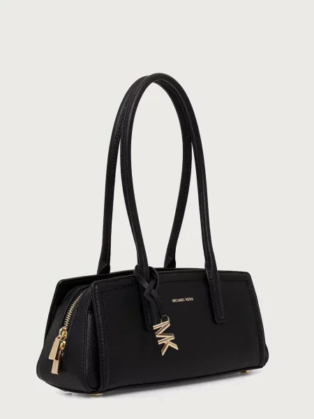 Michael Kors De piele geantă pe umăr Laila negru