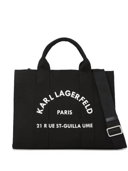 Τσάντα shopper Karl Lagerfeld μαύρο