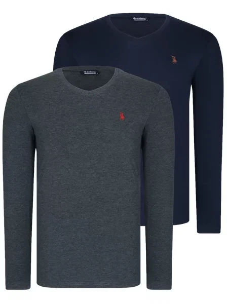 Tricou cu mânecă lungă Dewberry albastru
