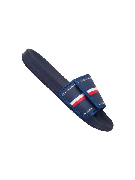 Šľapky Tommy Hilfiger modrá