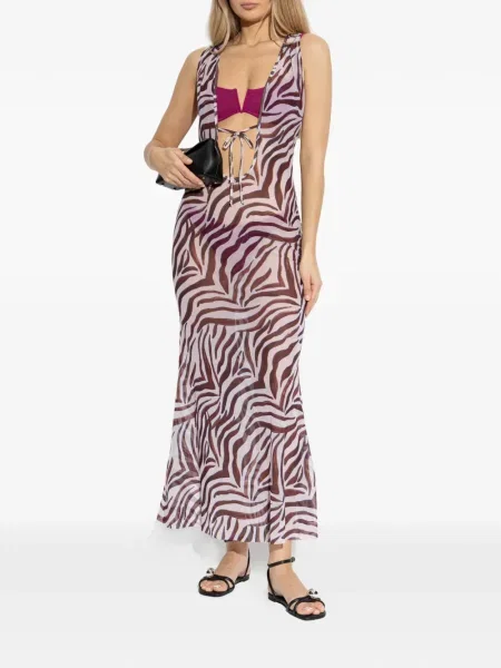Rochie maxi Bond Eye de costum maro