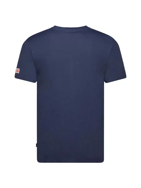 T-Shirt Geographical Norway JASSIER granatowy niebieska