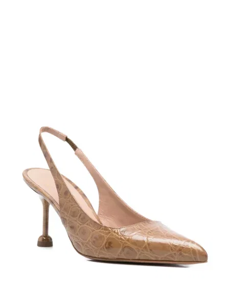 Pantofi cu toc Festa Milano slingback maro