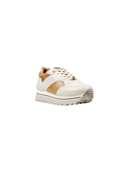 Sneakersy Alviero Martini 1a Classe z nadrukiem białe
