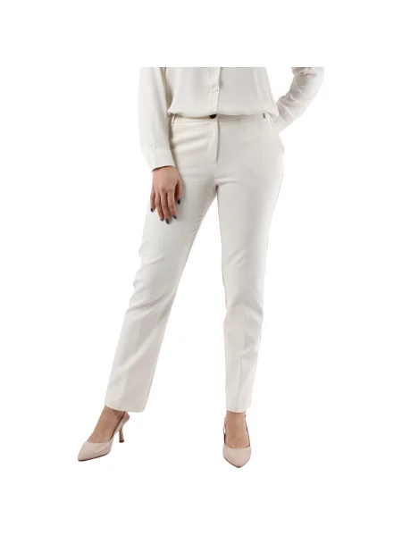 Pantaloni Emme Marella alb