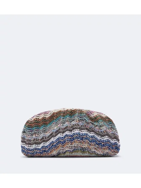 Geantă plic Missoni tricotate