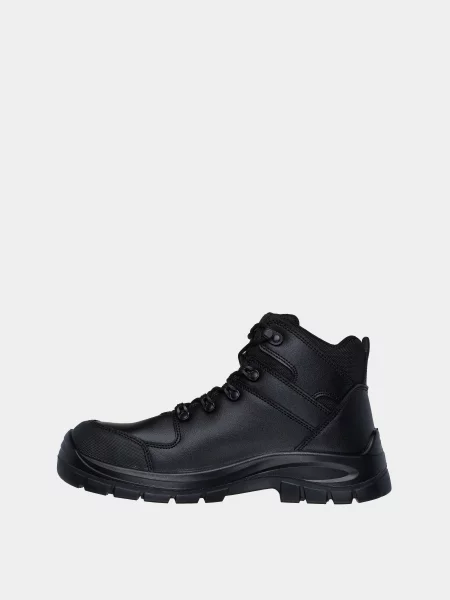 Кожаные ботинки Skechers черные