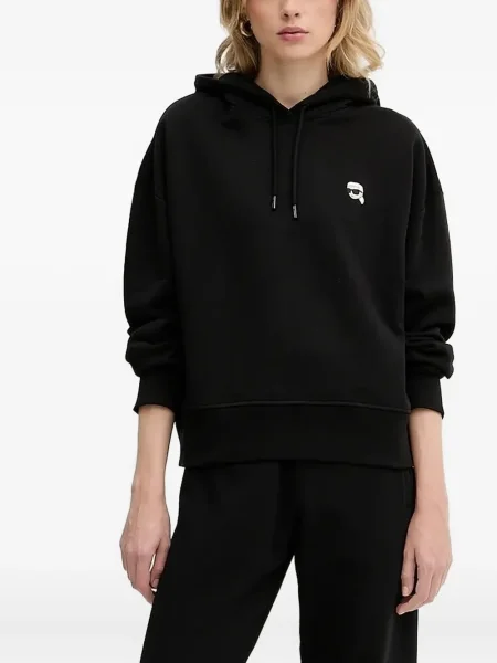 Hanorac cu glugă Karl Lagerfeld negru