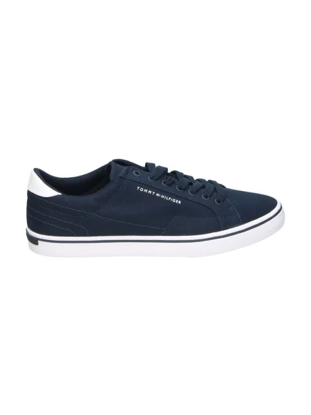 Pantofi Tommy Hilfiger din dantelă lungi albastru