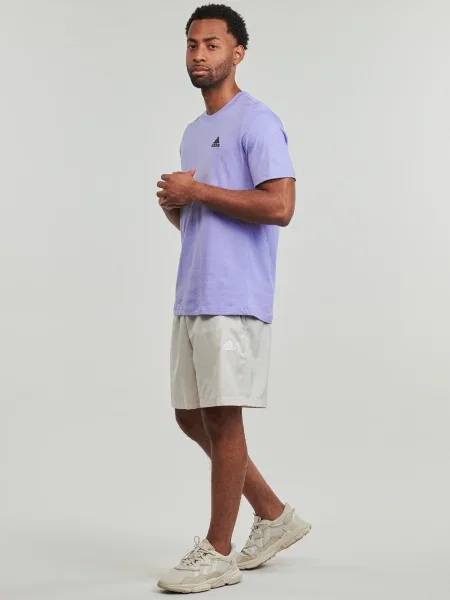 Tricou Adidas cu broderie din jerseu violet
