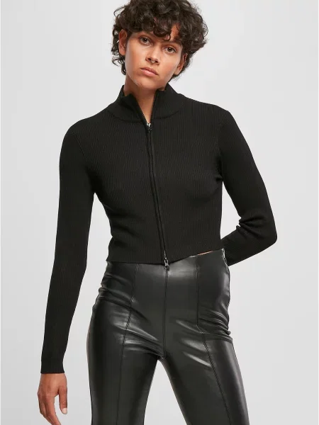 Dzianinowy kardigan Urban Classics czarny