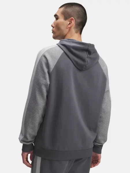 Hanorac cu glugă Under Armour cu glugă alb