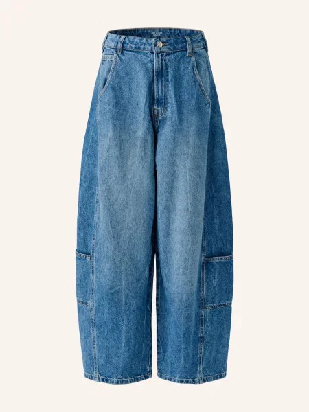 Oui Cargo Džíny midmidblue denim