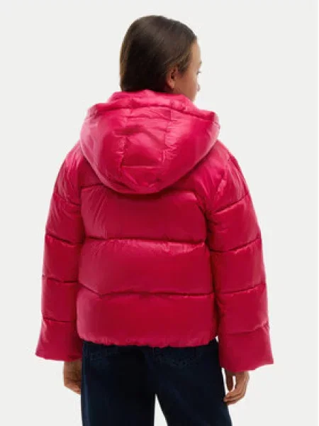 Zimní bunda Tommy Hilfiger růžová