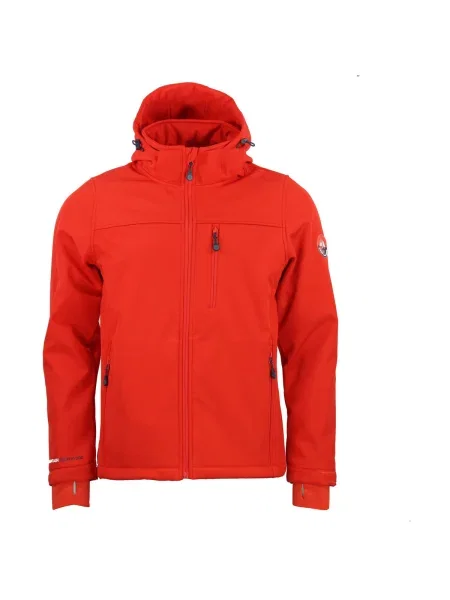 Geacă Peak Mountain softshell portocaliu