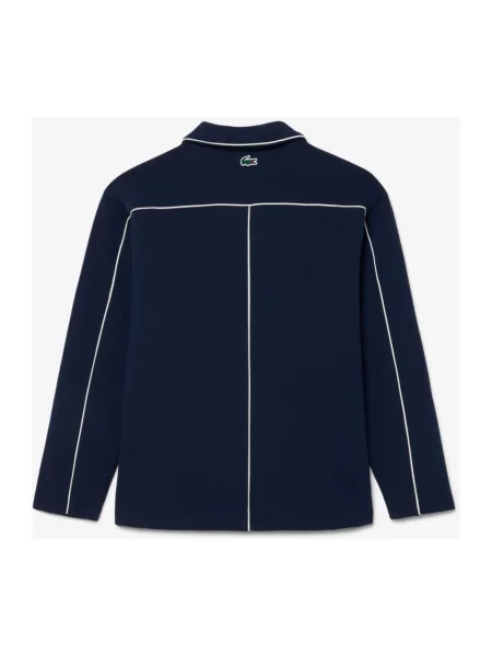 Bluza Lacoste do tenisa niebieska