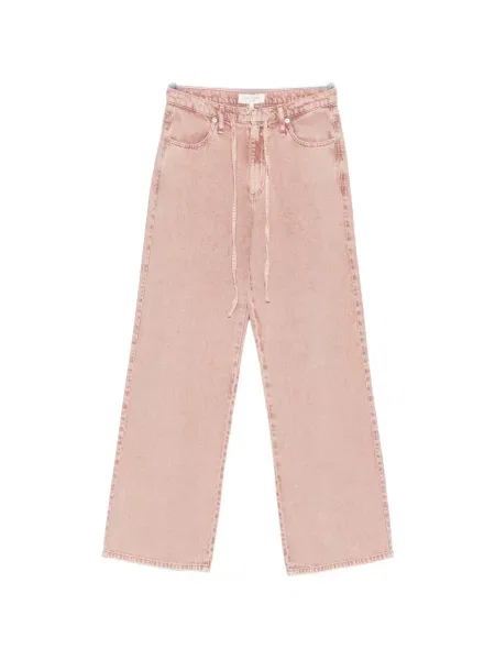 Blugi drepți Rag & Bone cu cordon roz