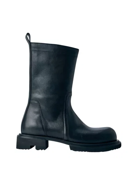 Botki Rick Owens skórzane czarne