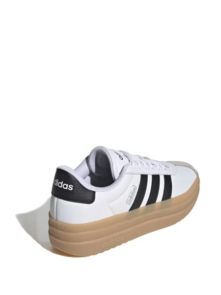 Sneakerși Adidas cu platformă alb
