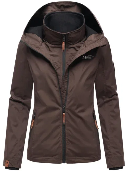 MARIKOO Geacă funcțională Erdbeere maro alb