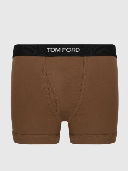 Труси-боксери з логотипом Tom Ford коричневі