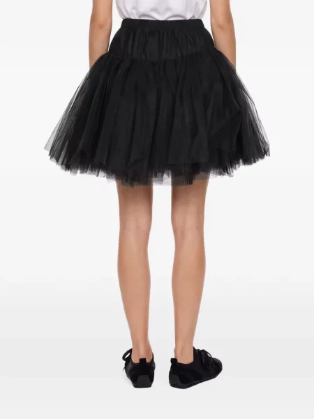 Fusta mini Simone Rocha din tul negru