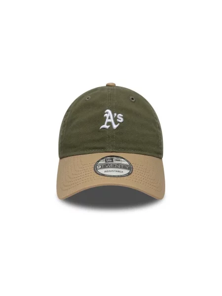 NEW ERA Șapcă OAKATH bej / oliv / alb verde