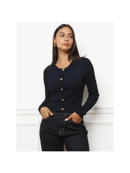 Pulover La Modeuse albastru