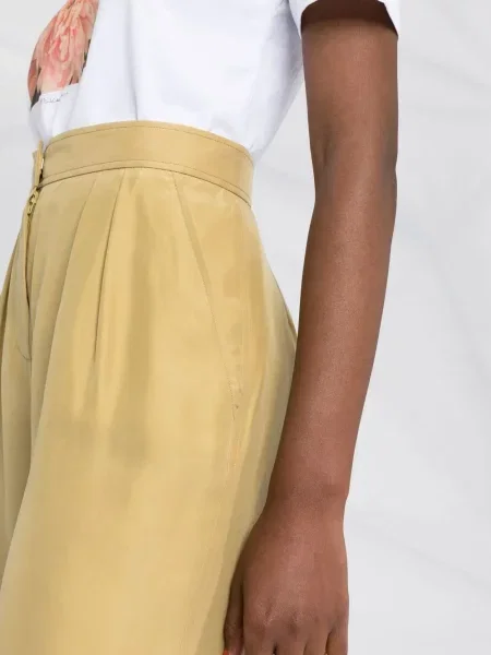 Pantaloni Alberta Ferretti de mătase