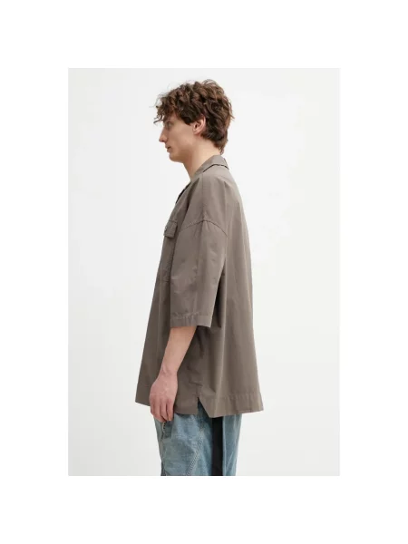 Rick Owens DRKSHDW Magnum Tommy koszula safari brązowa