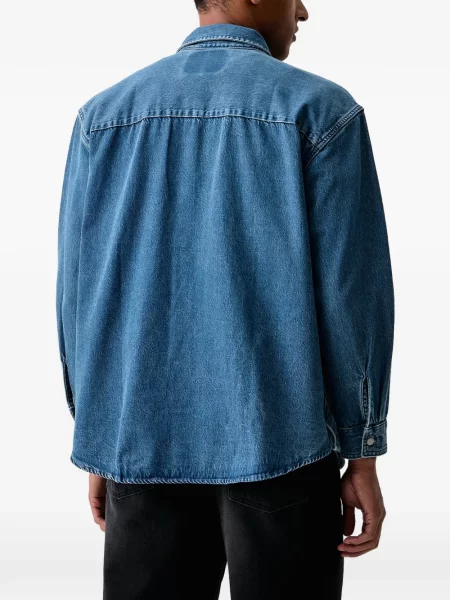 Scurt hanorac Levi's® evazat albastru