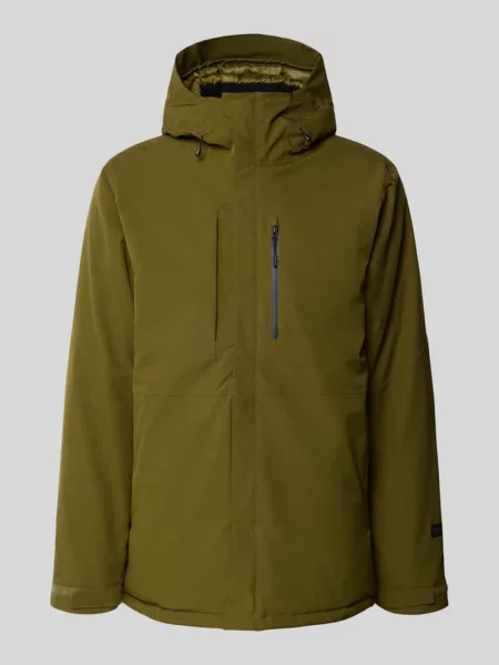 Parka z kapturem i patkami na rękawach model ‘BAKERHILL’ Icepeak