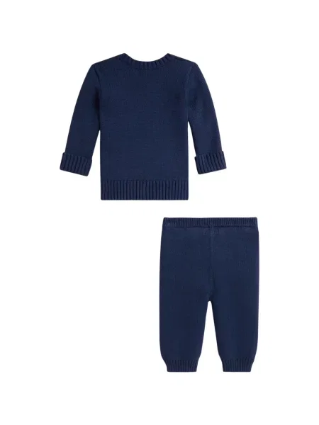 Spodnie dziecięce Polo Ralph Lauren niebieskie