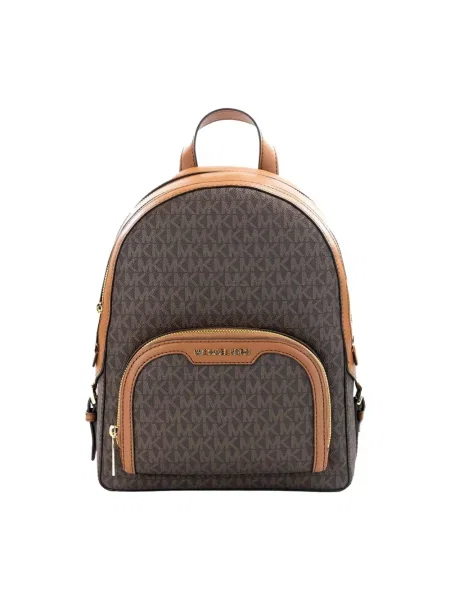Plecak Michael Kors z nadrukiem brązowy