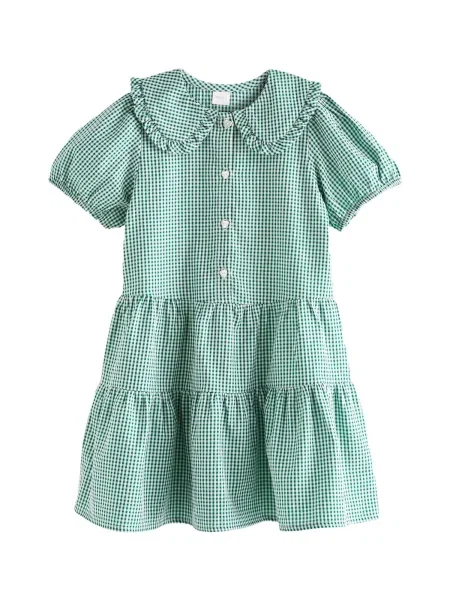 Next Rochie verde închis alb