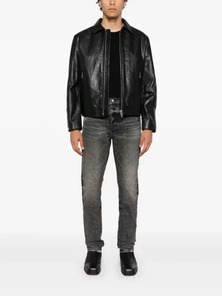 Jeansy Purple Brand z przetarciami czarne